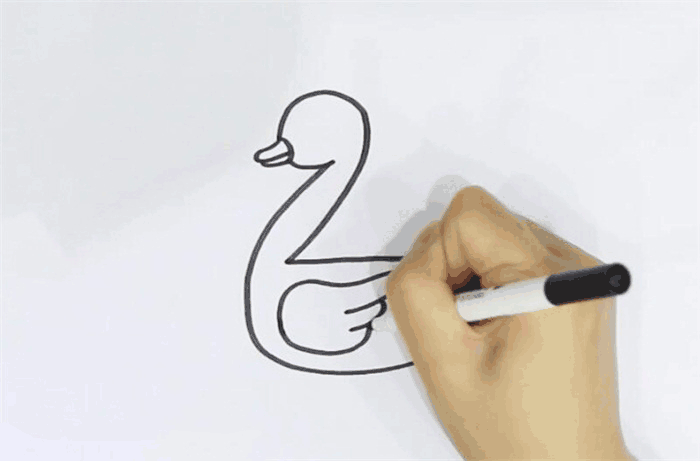 数字2画鸭子简笔画图片 鸭子怎么画