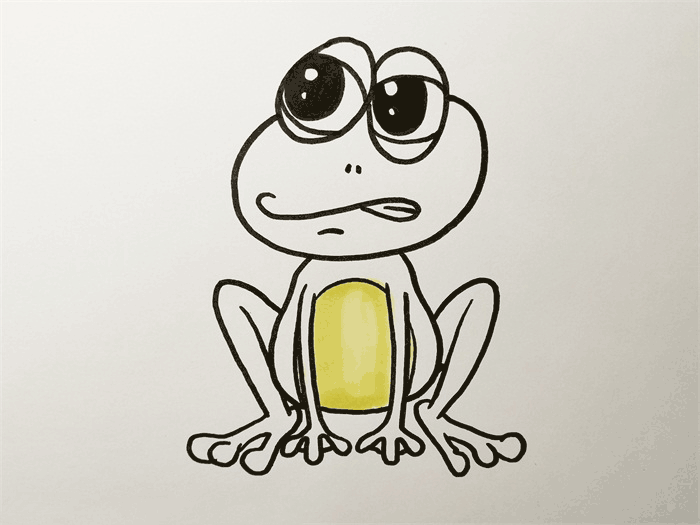 青蛙简笔画图片 青蛙怎么画