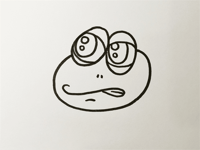 青蛙简笔画图片 青蛙怎么画