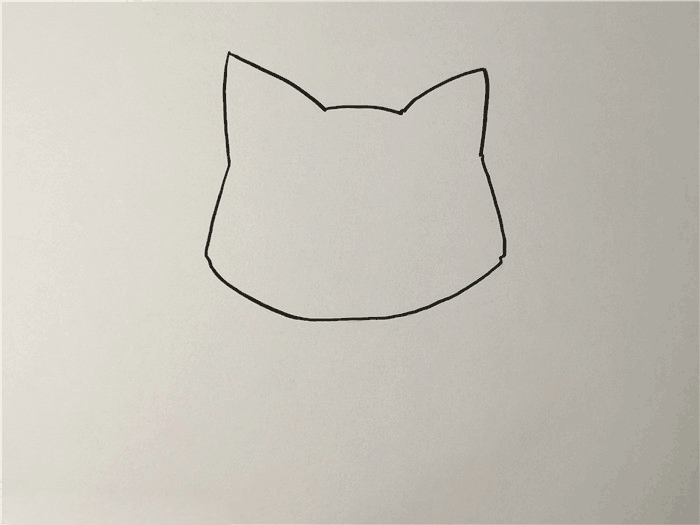 小猫简笔画绘画图片 猫怎么画