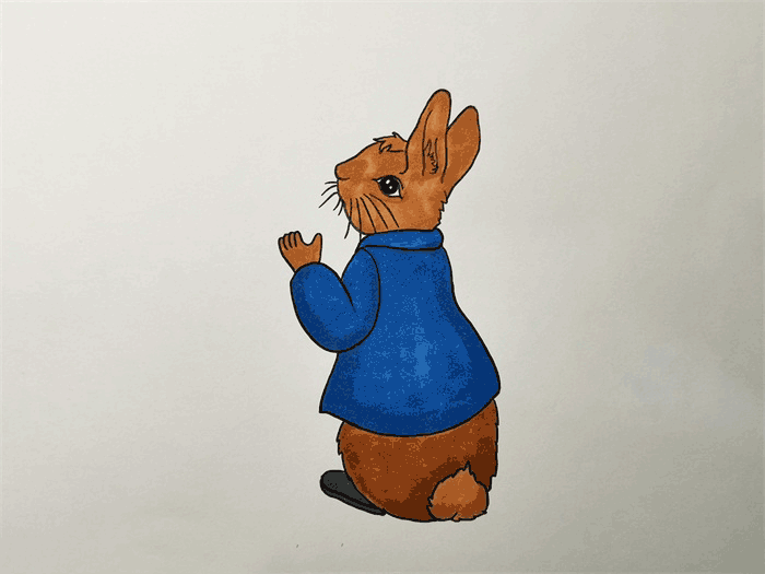 彼得兔简笔画图片 兔子怎么画