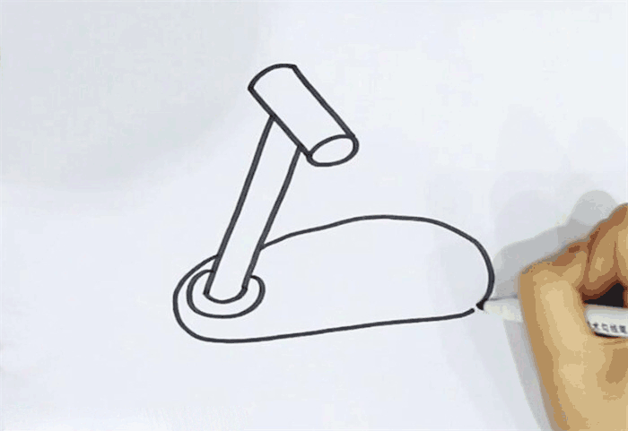 滑板车简笔画图片 滑板车怎么画