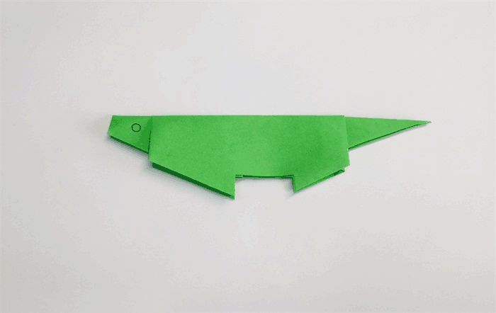鳄鱼折纸图片 鳄鱼怎么折