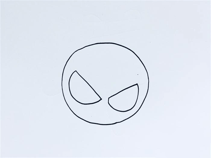 复联4蜘蛛侠简笔画图片 蜘蛛侠是怎么画的