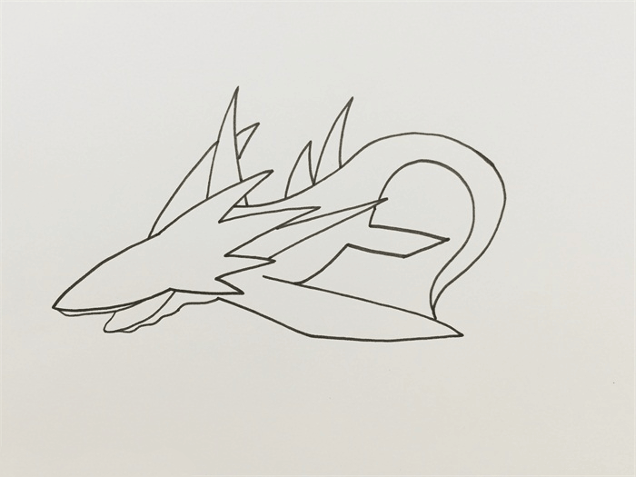 海王龙简笔画图片 海王龙如何画的