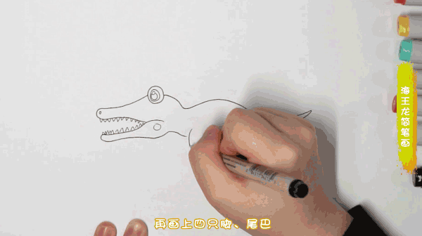 海王龙简笔画图片 龙怎么画
