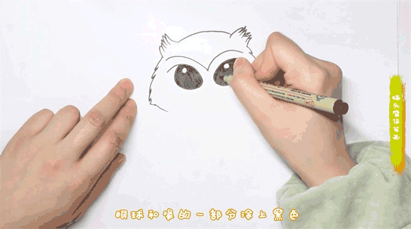 猫头鹰简笔画图片 猫头鹰是怎么画的