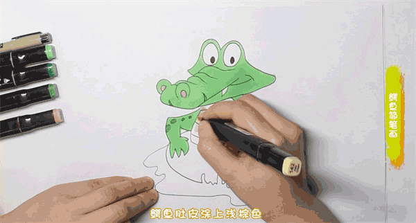 鳄鱼简笔画图片 鳄鱼怎么画的