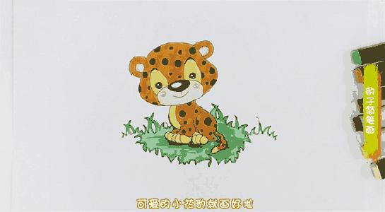 豹子简笔画图片 豹子是怎么画的