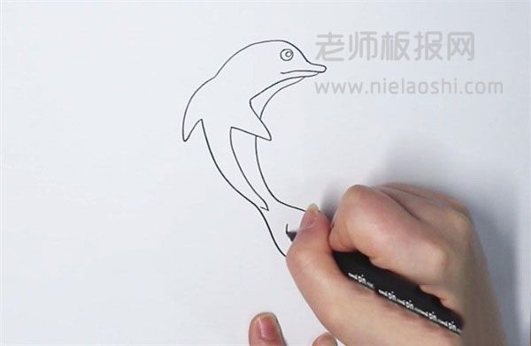 海豚简笔画图片 海豚怎么画的