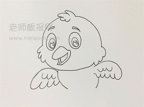 可爱卡通小鸟简笔画图片 小鸟怎么画的