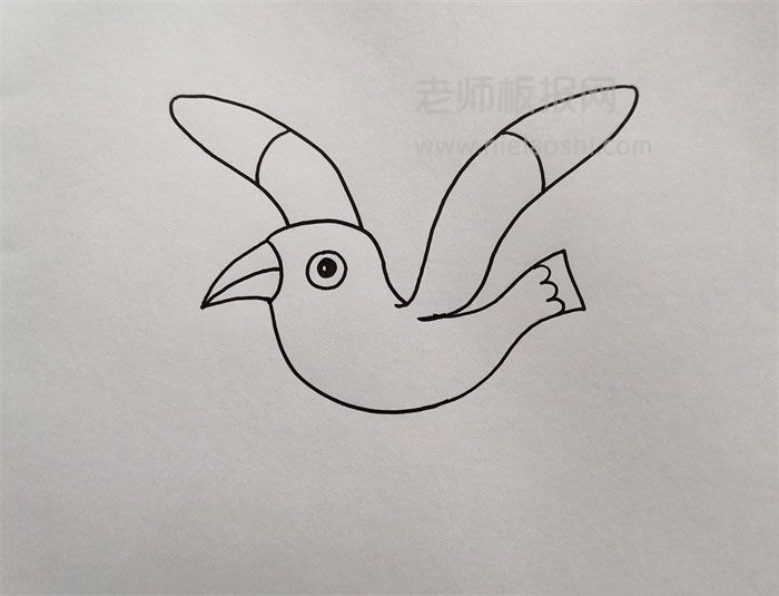 最简单的海鸥简笔画图片 海鸥怎么画的