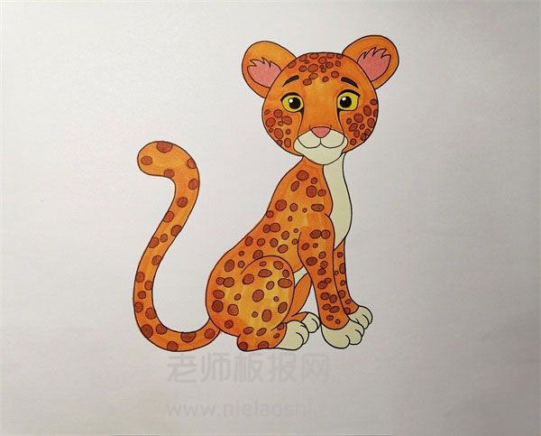豹子简笔画图片 豹子如何画好看