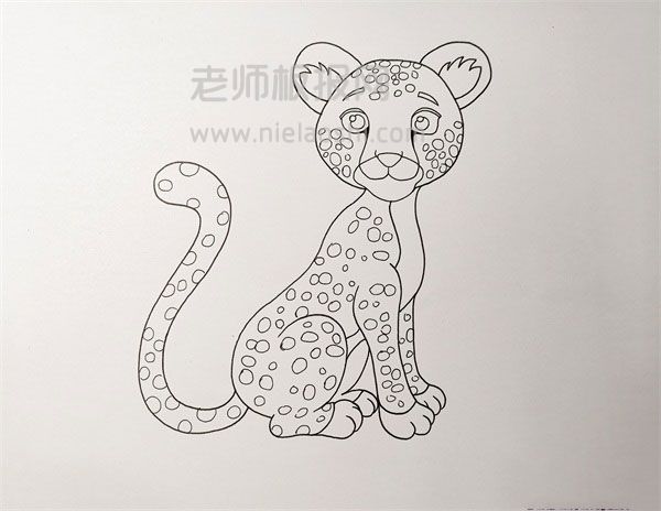 豹子简笔画图片 豹子如何画好看