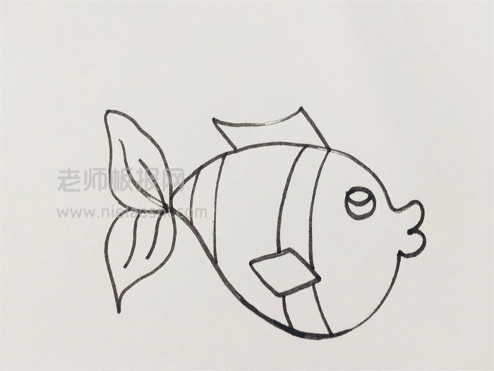 小鱼简笔画图片 鱼怎么画的