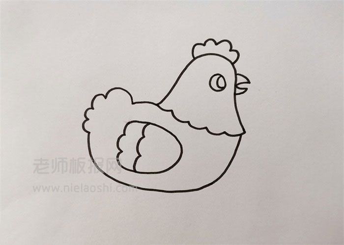 母鸡简笔画图片 母鸡如何画