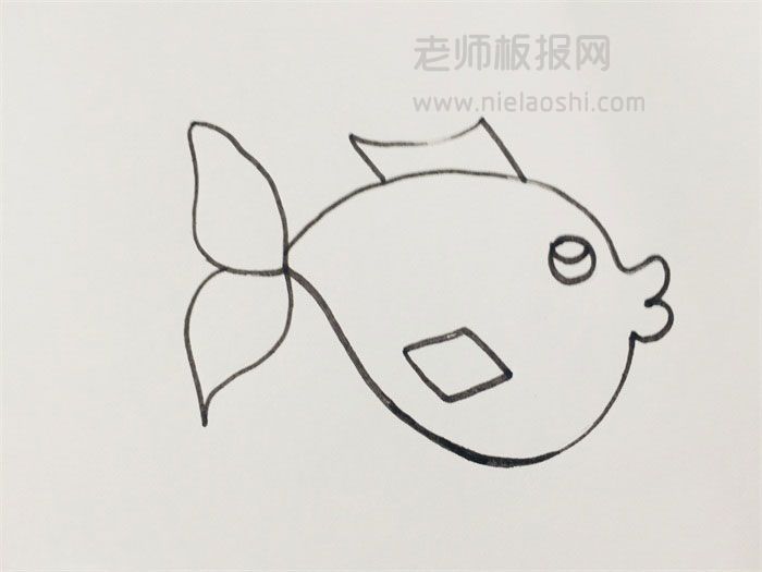 小鱼简笔画图片 鱼怎么画的
