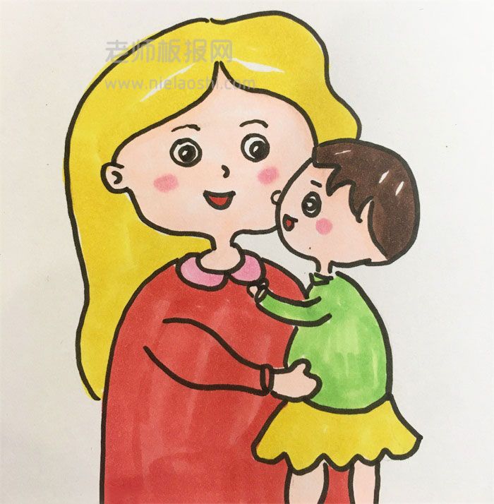 母亲节的画图片 母亲节的画法