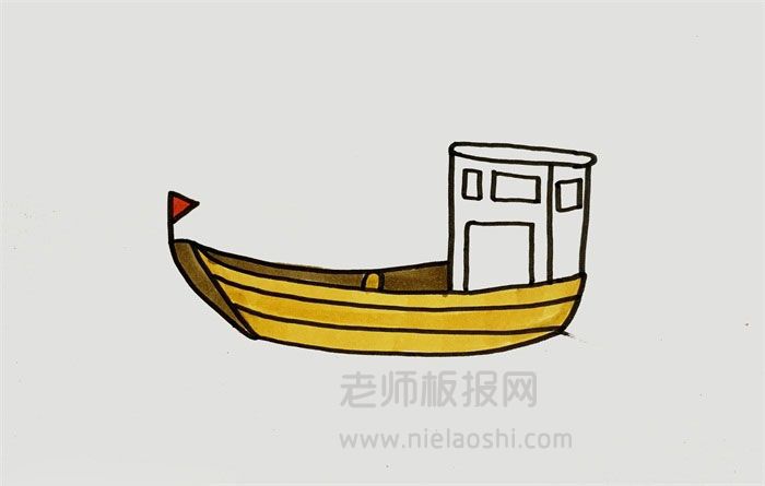 渔船简笔画图片 渔船如何画