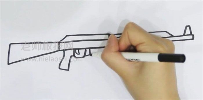 枪简笔画图片 枪的画法