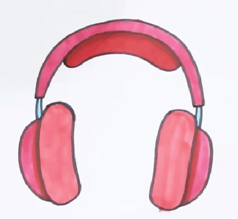 耳机简笔画图片 耳机怎么画是