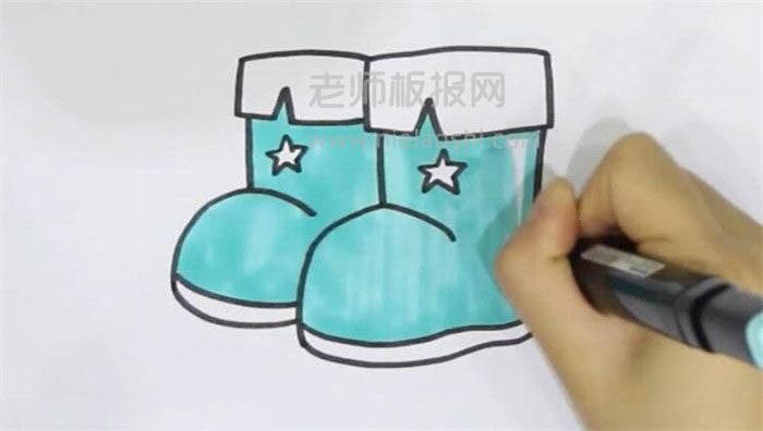 雨鞋简笔画图片 雨鞋的画法