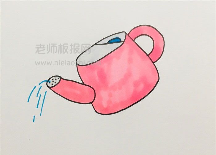浇水壶简笔画图片：水壶怎么画