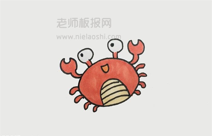 巨蟹座简笔画图片 巨蟹怎么画