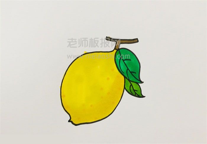 柠檬简笔画图片 柠檬怎么画的