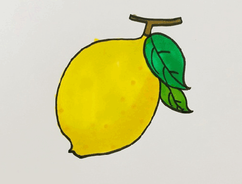 柠檬简笔画图片 柠檬怎么画的