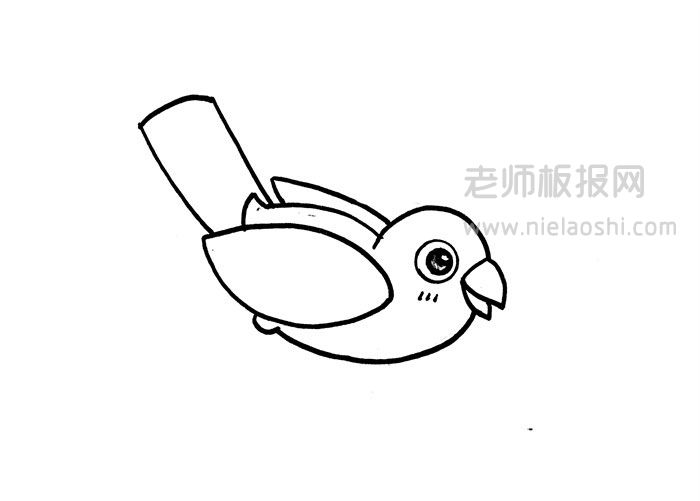 QQ红包鸟简笔画图片 鸟怎么画