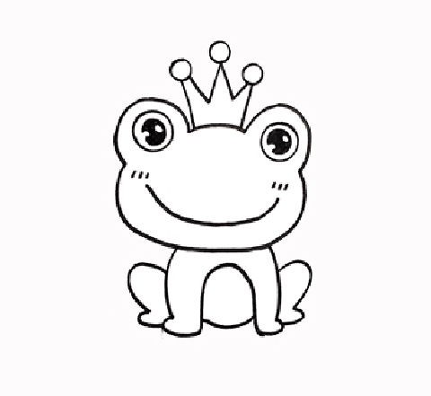 QQ红包青蛙简笔画图片 青蛙怎么画