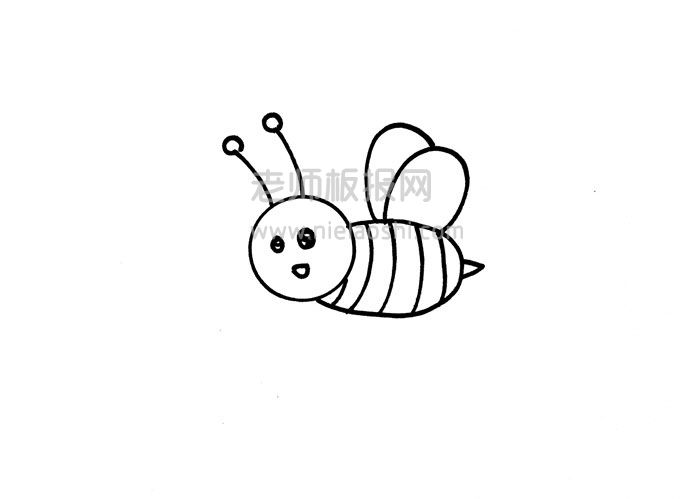 QQ红包蜜蜂简笔画图片 红包蜜蜂怎么画