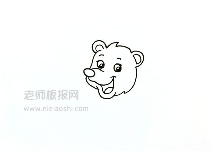 QQ红包熊简笔画图片 熊怎么画