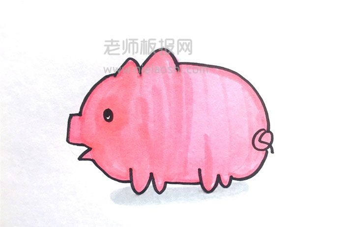 猪的简笔画图片怎么画
