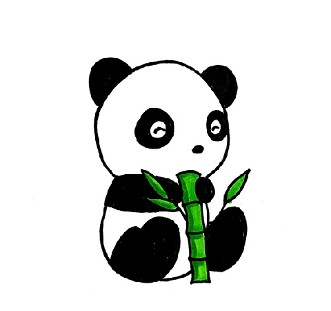 小熊猫简笔画图片 小熊猫怎么画