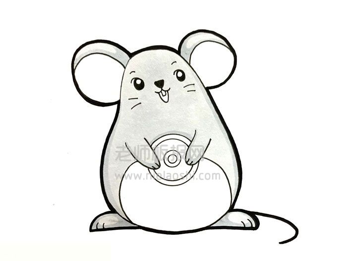 新年老鼠简笔画图片 老鼠怎么画的