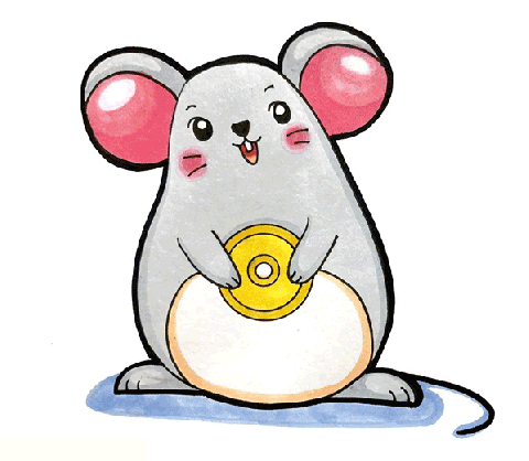 新年老鼠简笔画图片 老鼠怎么画的
