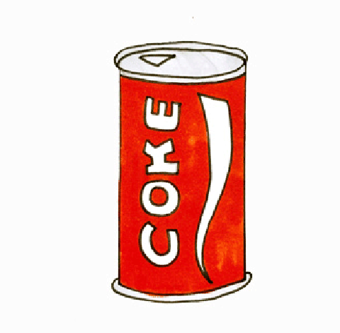 可口可乐简笔画图片 可口可乐怎么画