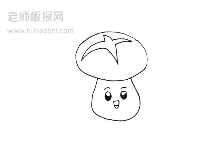 香菇简笔画图片 香菇怎么画