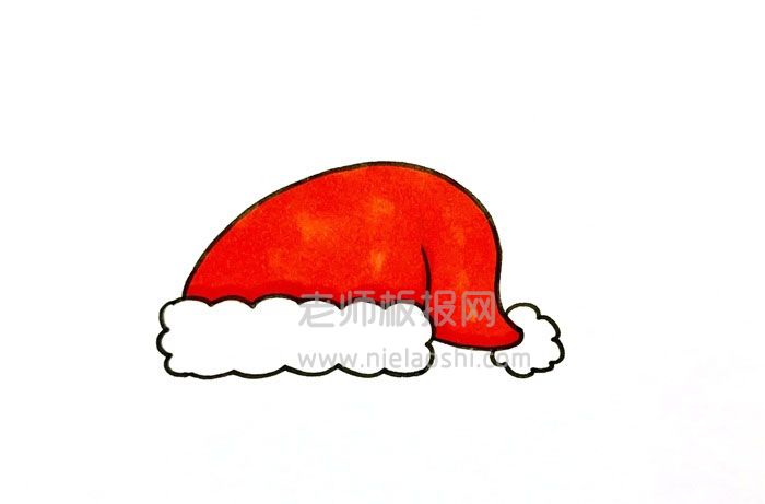 圣诞帽简笔画图片 圣诞帽要如何画