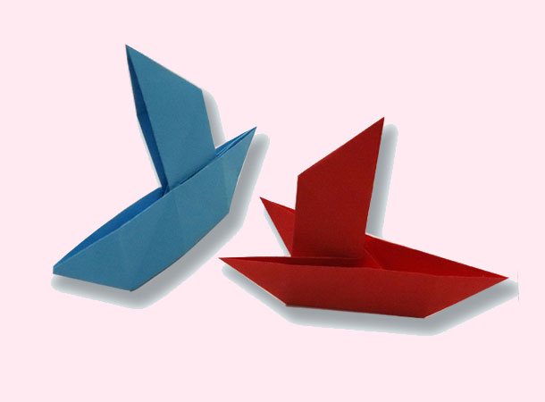 折纸船图片 纸船是怎么折的