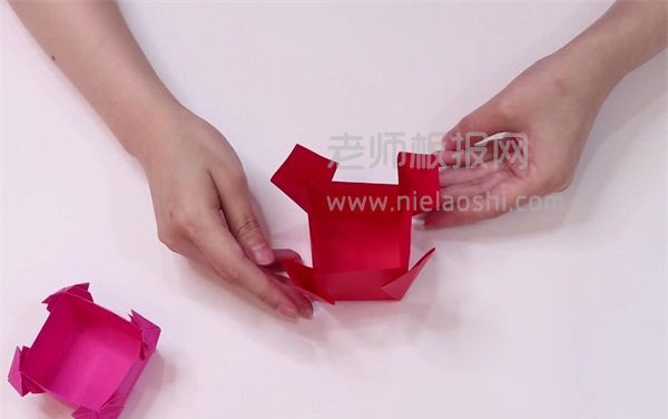 爱心纸盒折纸图片 爱心盒怎么折