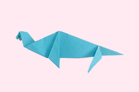 小海豹折纸图片 海豹怎么折