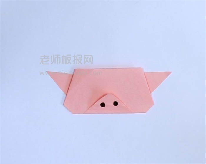 猪的折纸图片 猪是怎么折的