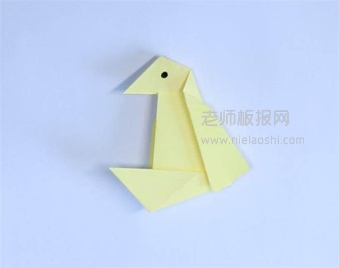 简单的企鹅折纸图片 企鹅怎么折的
