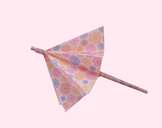 简单雨伞折纸图片 雨伞如何折的