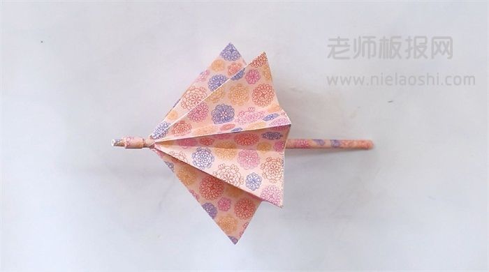 简单雨伞折纸图片 雨伞如何折的