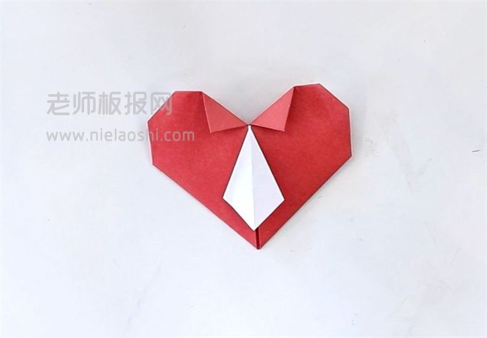 爱心折纸图片 简单的爱心怎么折