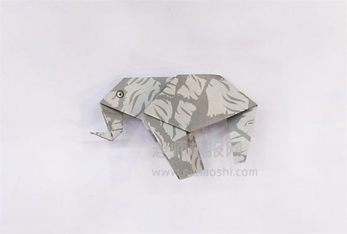 大象折纸图片 大象怎么折